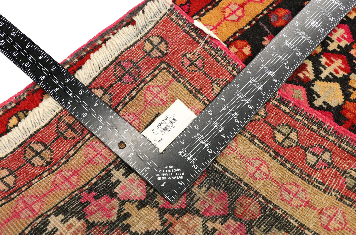 2 x 3 Vintage Persian Hamadan Rug 76132