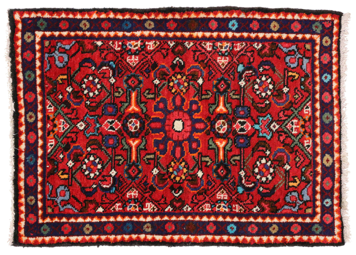 2 x 3 Vintage Hamadan Rug 76153