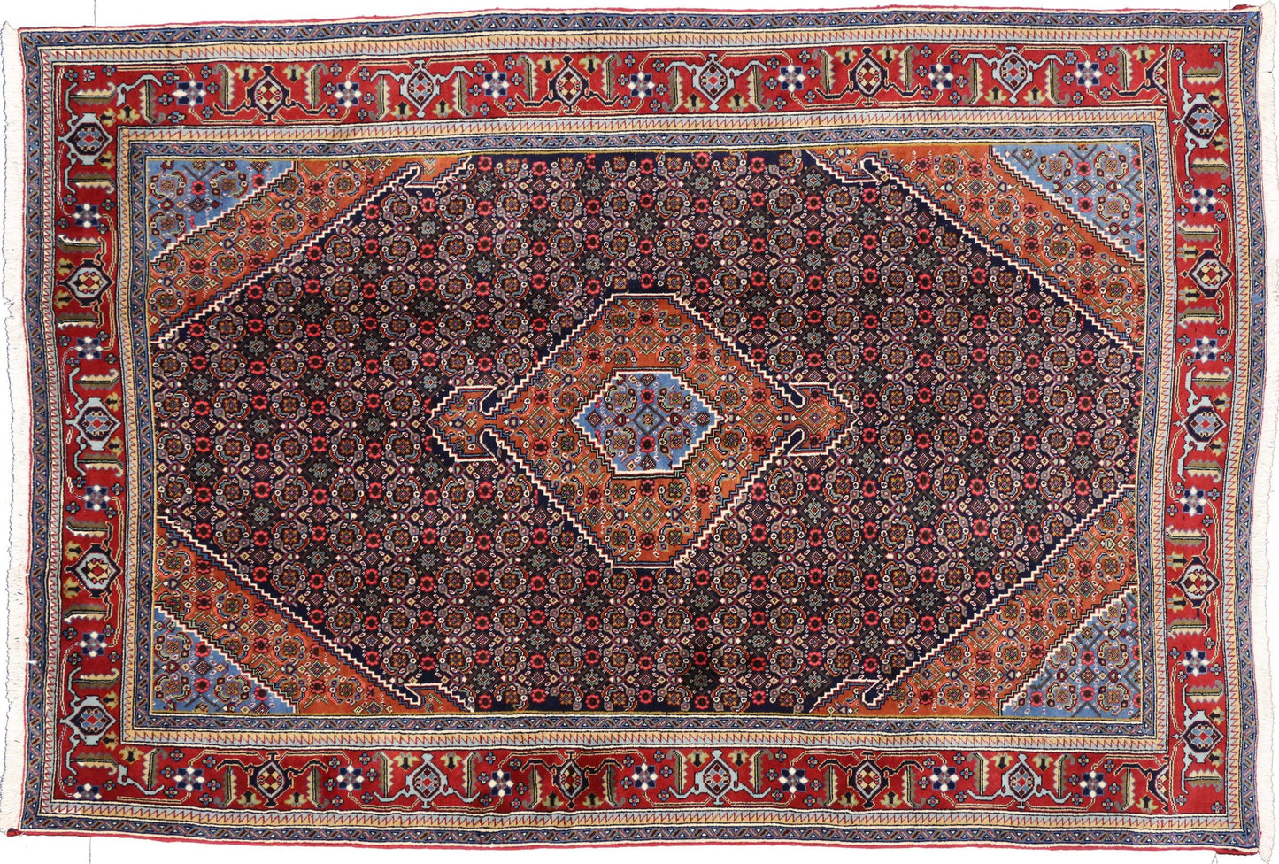 6 x 9 Vintage Persian Ardabil Rug 76168