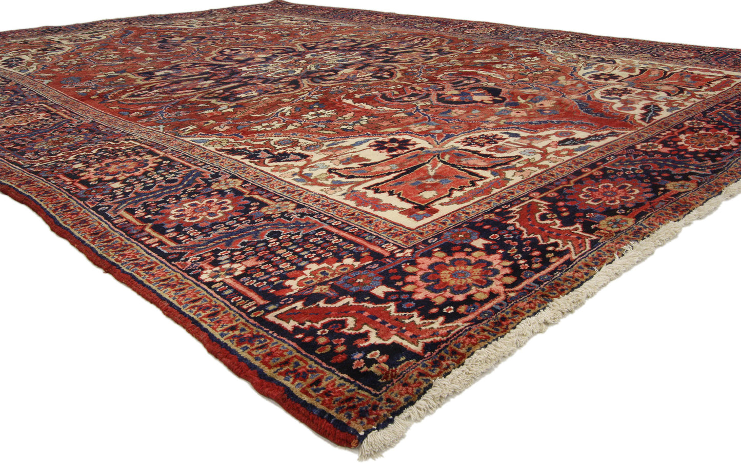 8 x 11 Vintage Persian Heriz Rug 76183