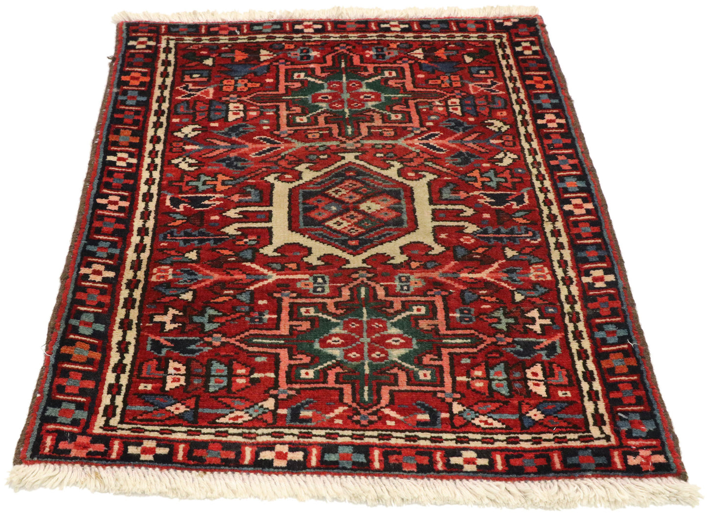 2 x 2 Vintage Persian Heriz Rug 76205