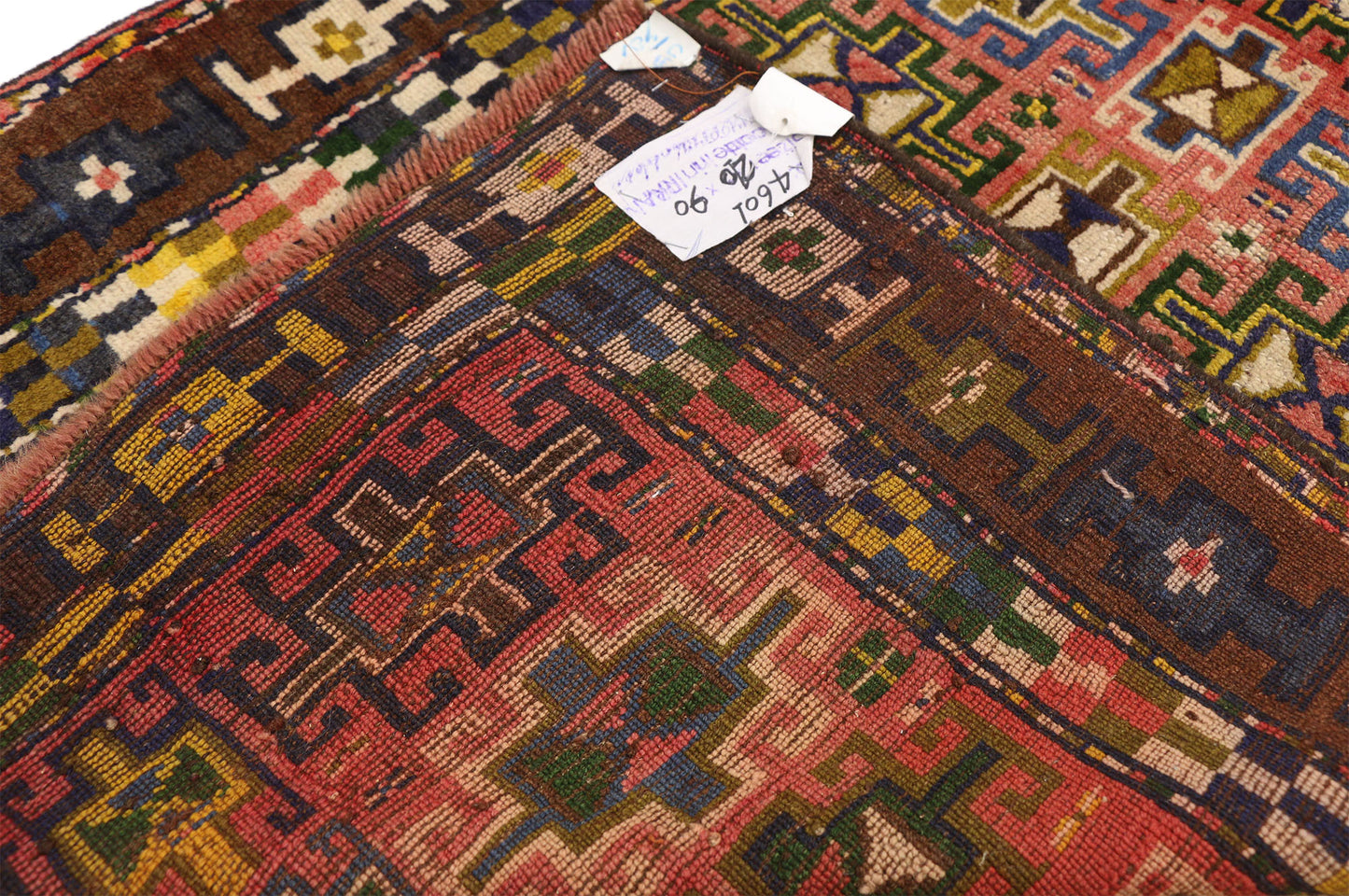 3 x 7 Vintage Persian Azerbaijan Rug 76221