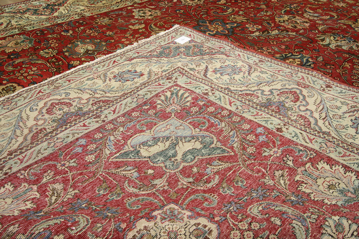 11 x 14 Vintage Persian Tabriz Rug 76280