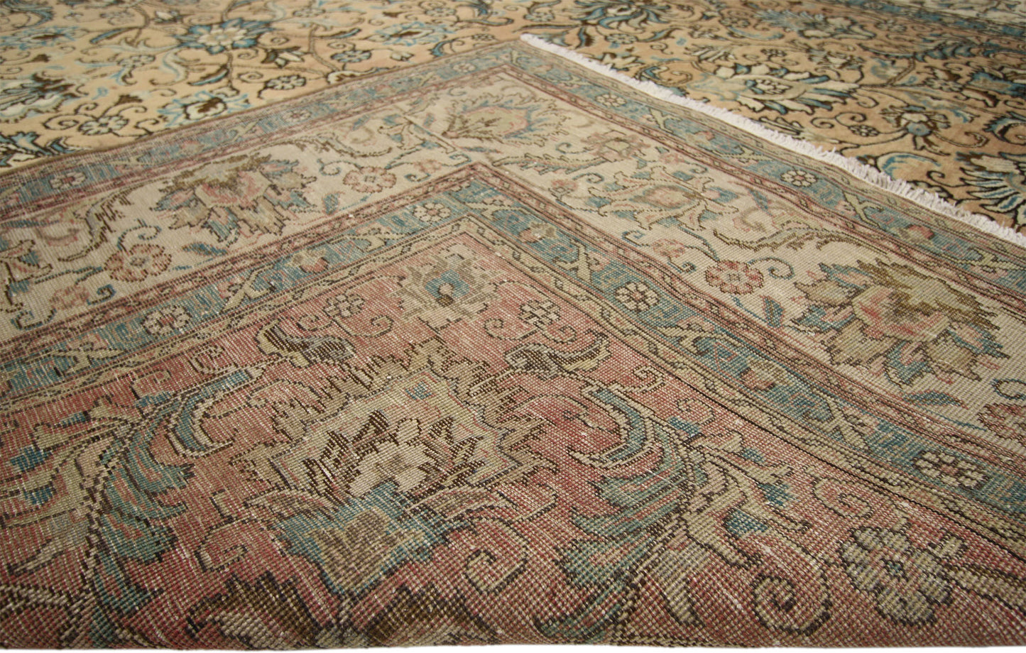 9 x 12 Vintage Persian Tabriz Rug 76289