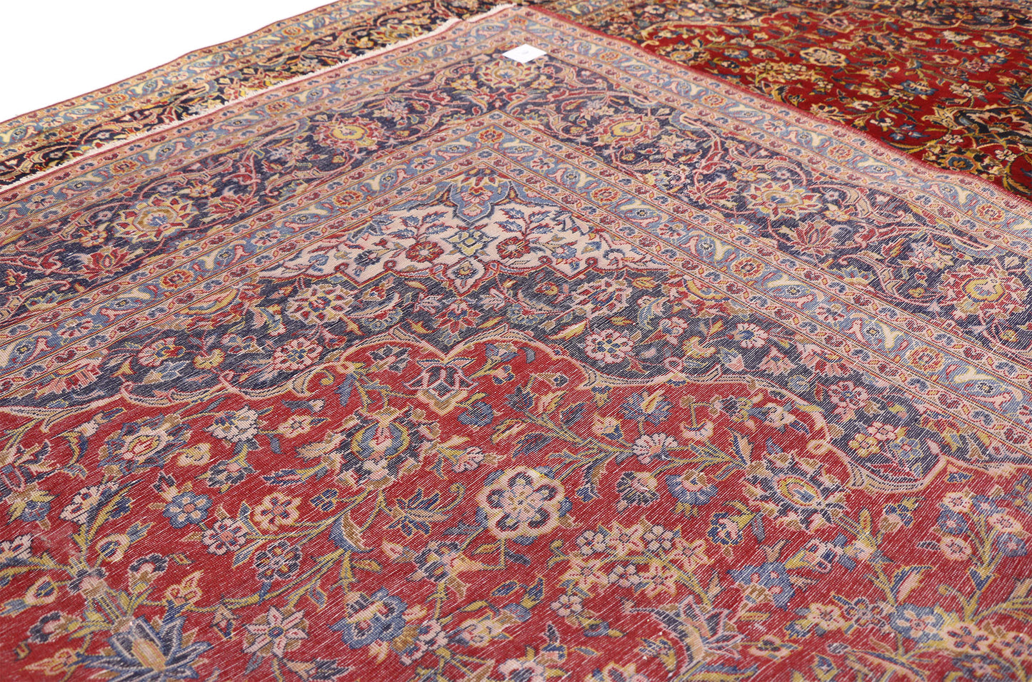 10 x 14 Vintage Kashan Rug 76311