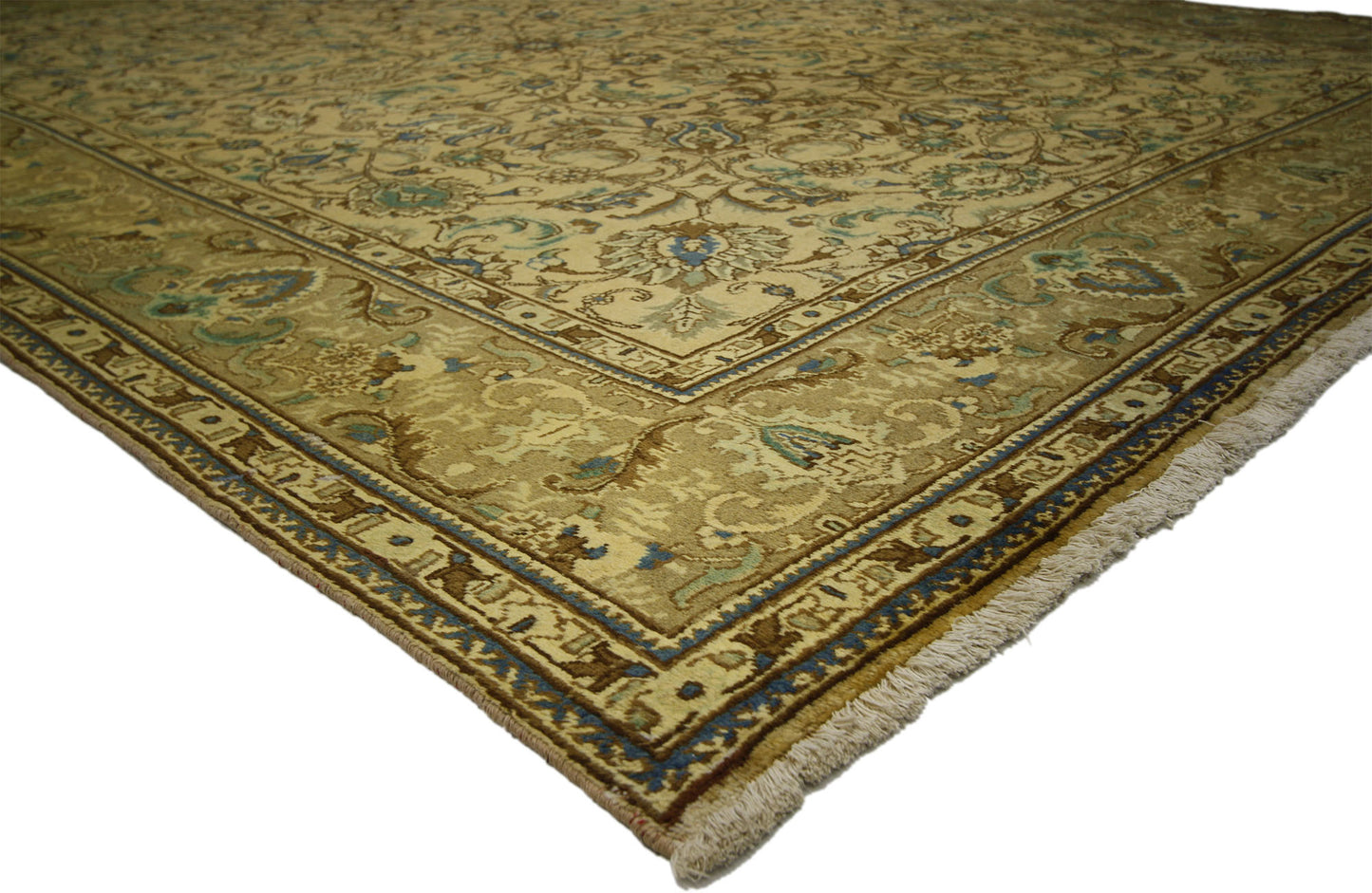 10 x 13 Vintage Persian Tabriz Rug 76327