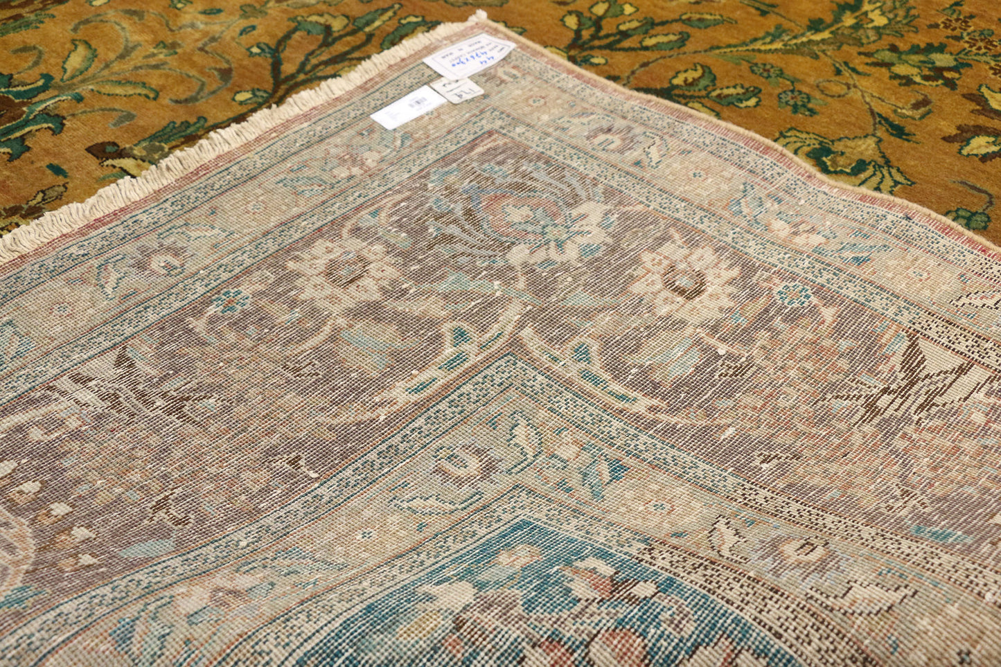 10 x 16 Vintage Persian Tabriz Rug 76348