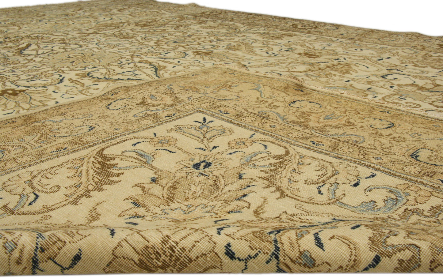 11 x 16 Vintage Persian Tabriz Rug 76357