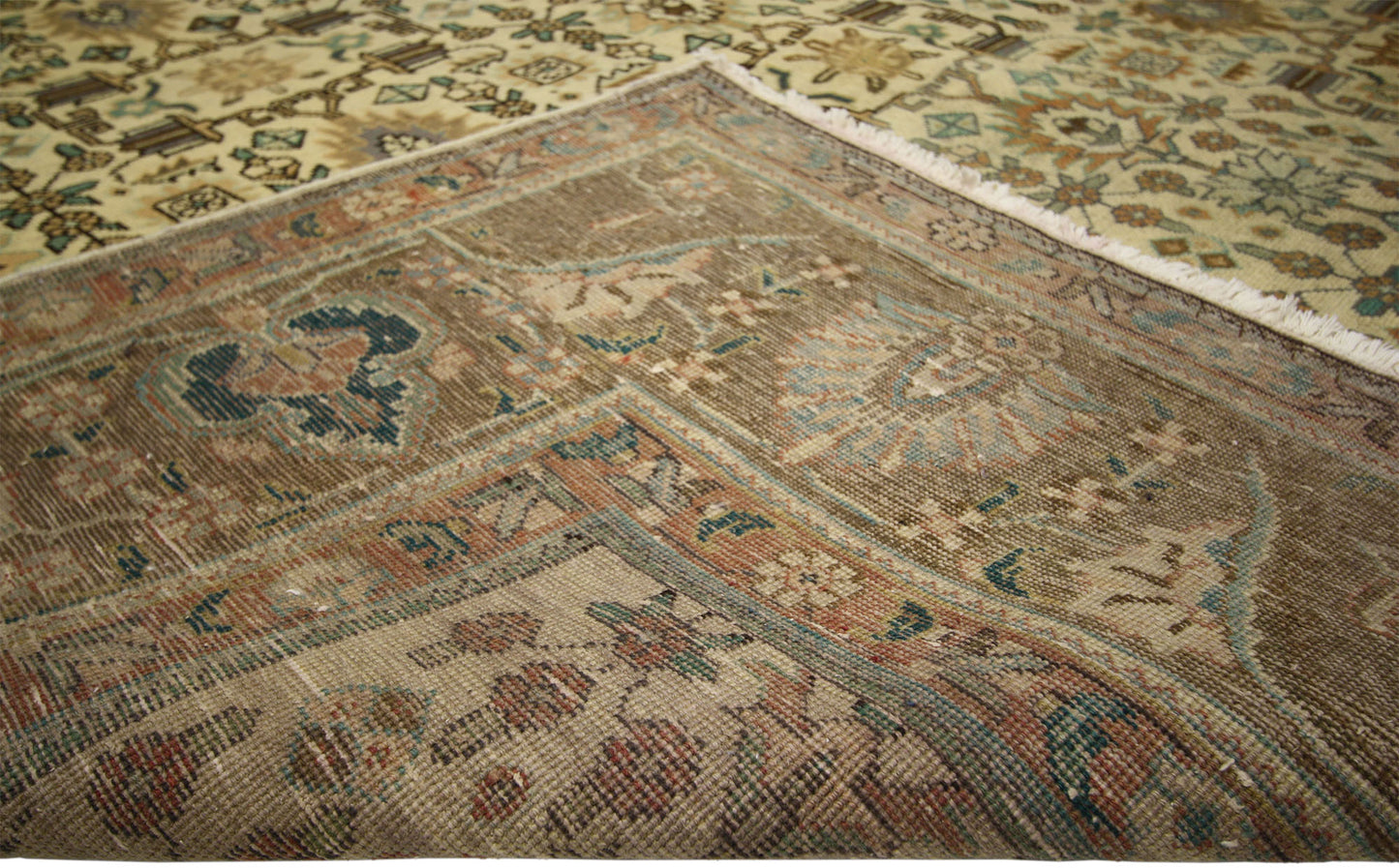10 x 13 Vintage Persian Tabriz Rug 76360