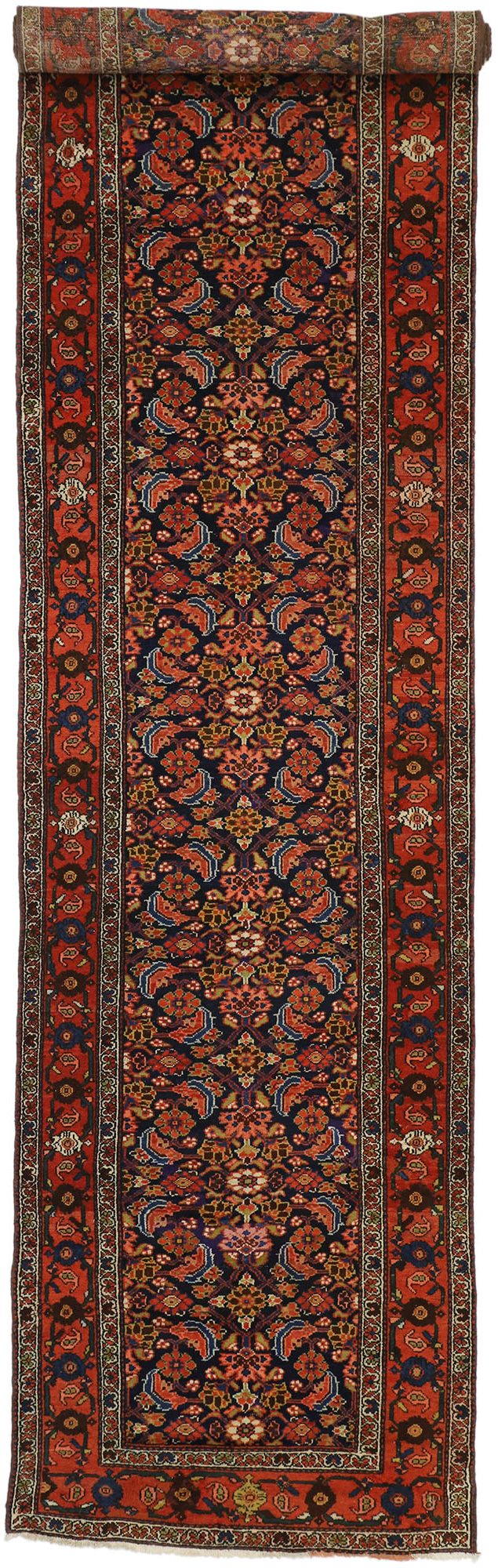 3 x 16 Antique Persian Malayer Runner 76423