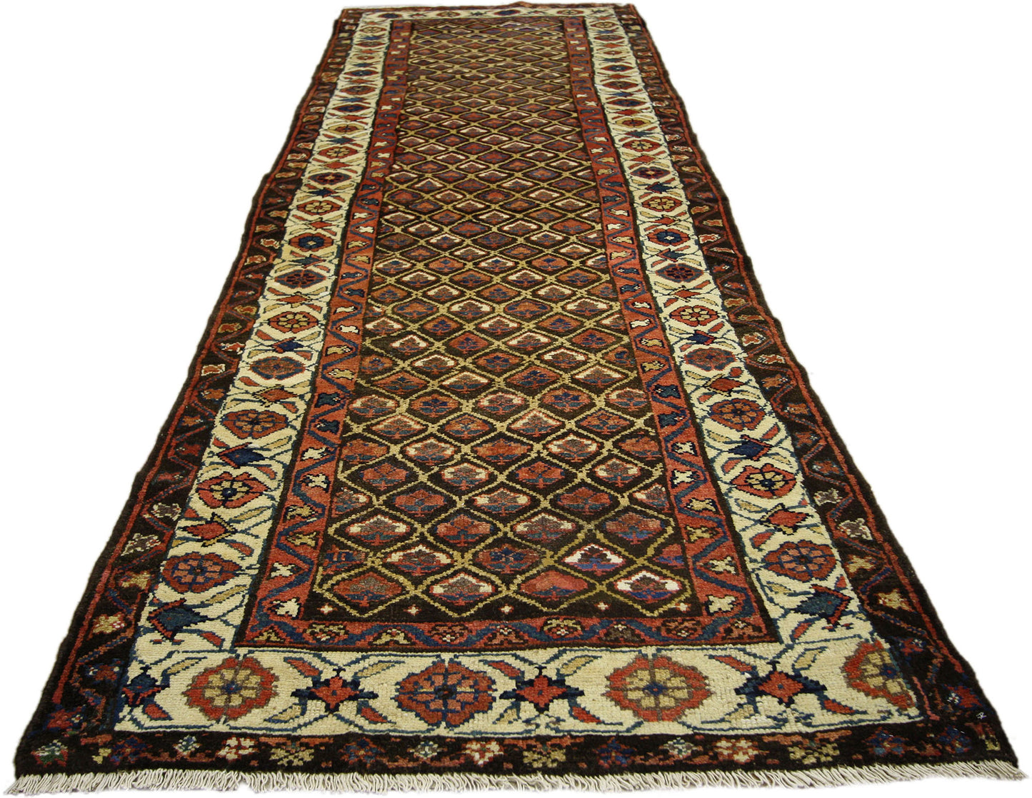 3 x 10 Antique Hamadan Rug 76424