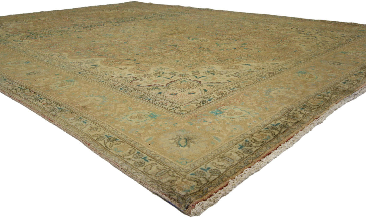 8 x 12 Vintage Persian Tabriz Rug 76433