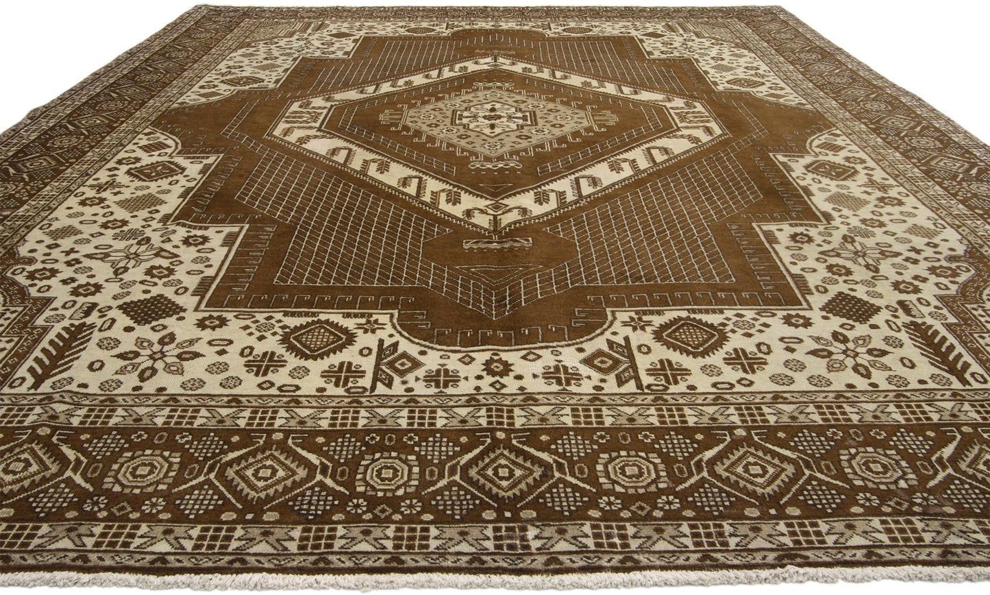 10 x 13 Vintage Persian Tabriz Rug 76439