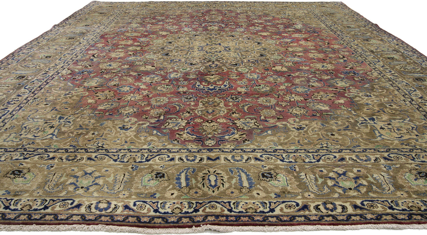 10 x 13 Vintage Khorassan Rug 76466