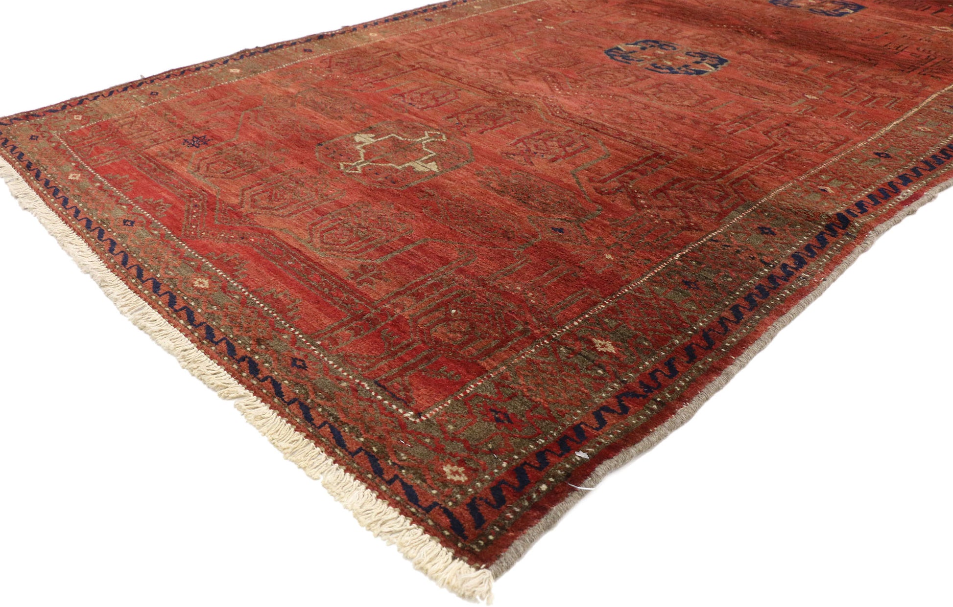 4 x 9 Vintage Persian Baluch Rug 76495