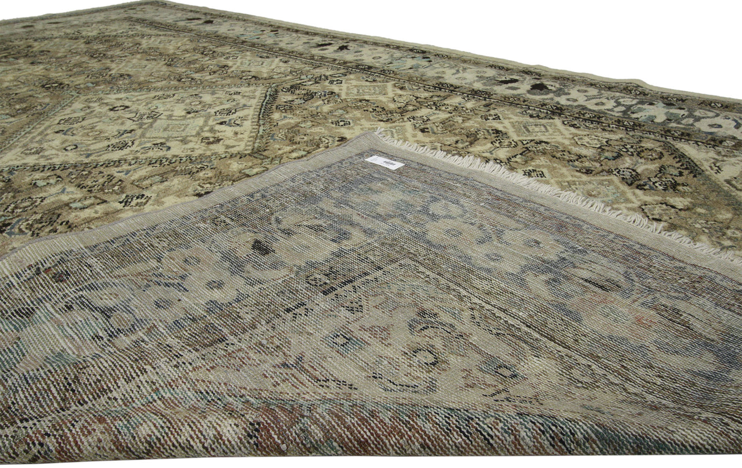 7 x 11 Vintage Persian Mahal Rug 76505