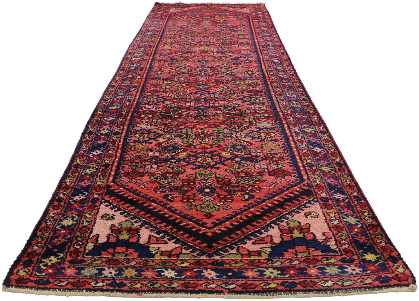 3 x 13 Antique Persian Malayer Runner 76506