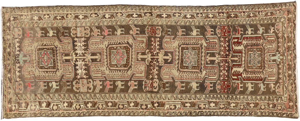 4 x 10 Vintage Persian Azerbaijan Rug 76524