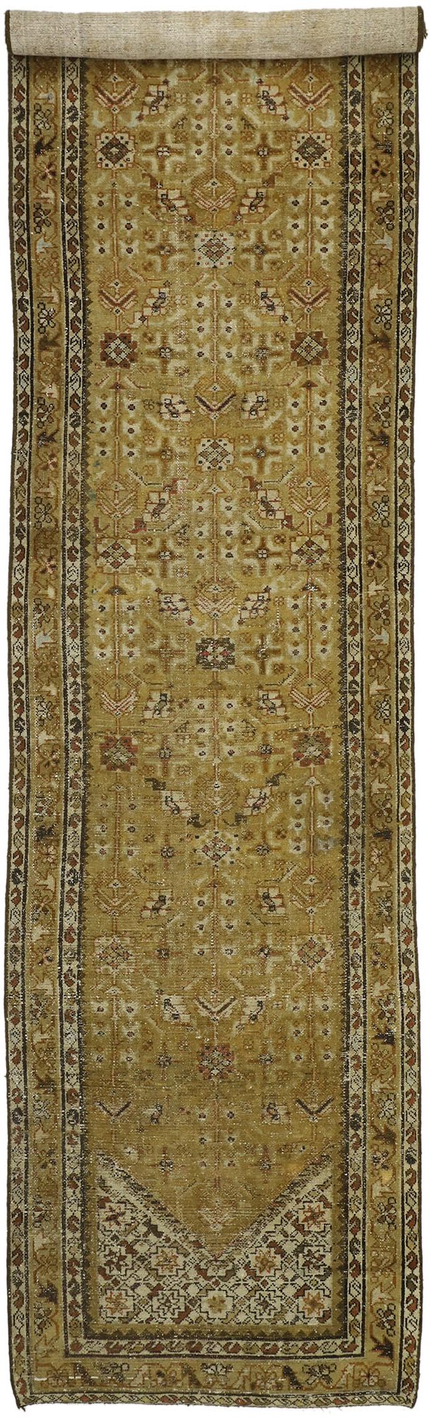 3 x 16 Antique Persian Malayer Runner 76552