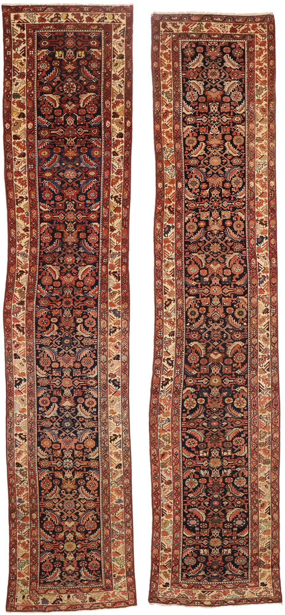 3 x 15 Antique Persian Malayer Runner 76581