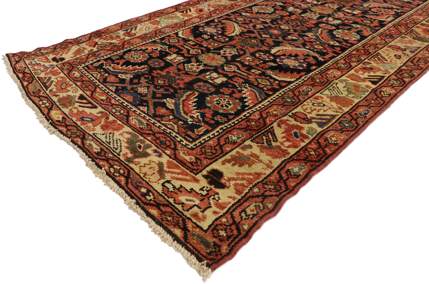 3 x 15 Antique Persian Malayer Runner 76581