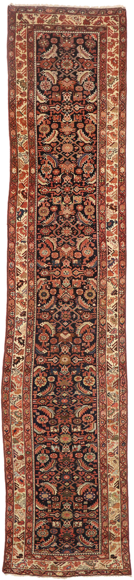 3 x 15 Antique Persian Malayer Runner 76581