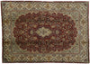 7 x 9 Vintage Persian Tabriz Rug 76583