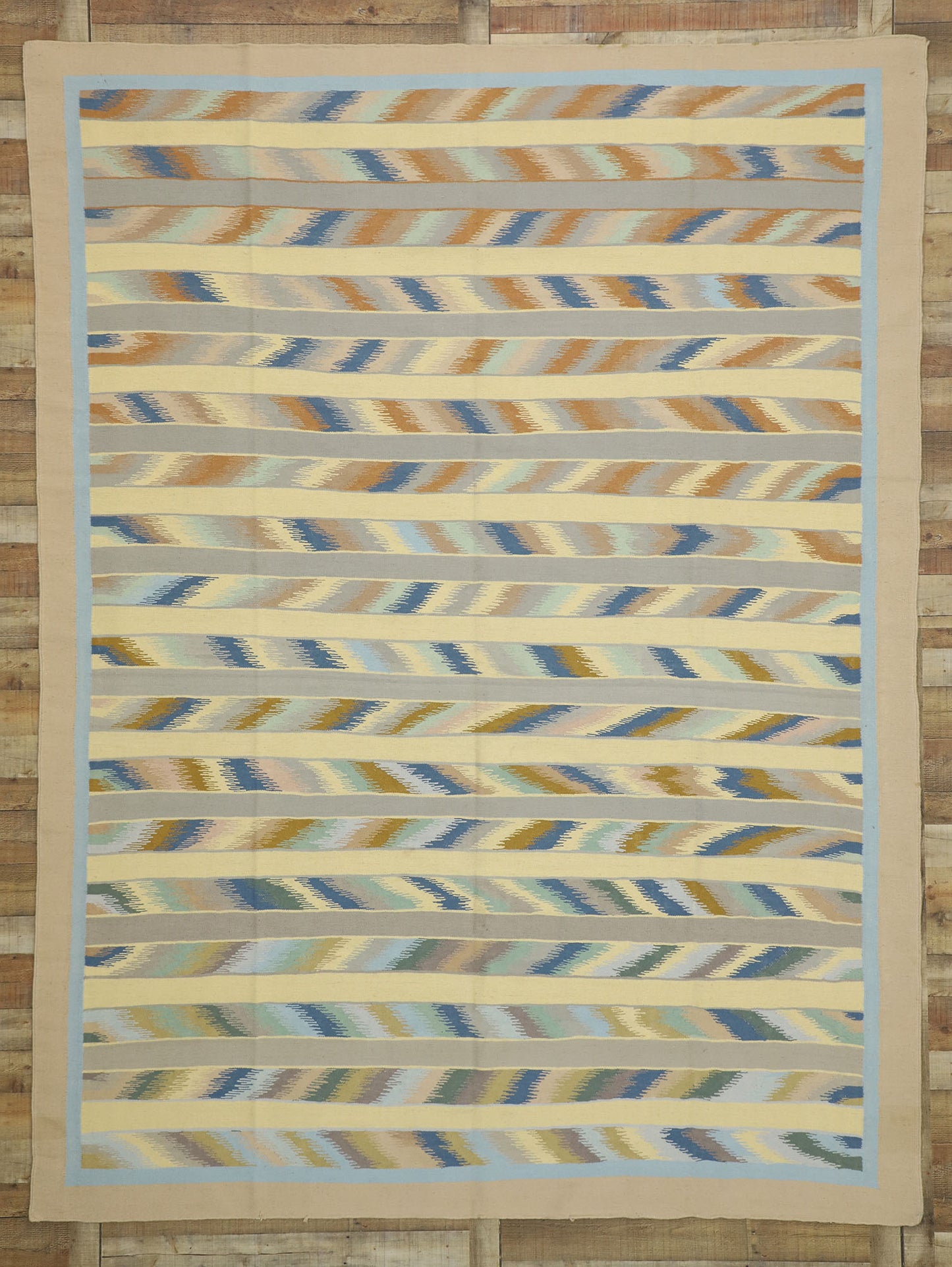 9 x 12 Vintage Dhurrie Rug 76596