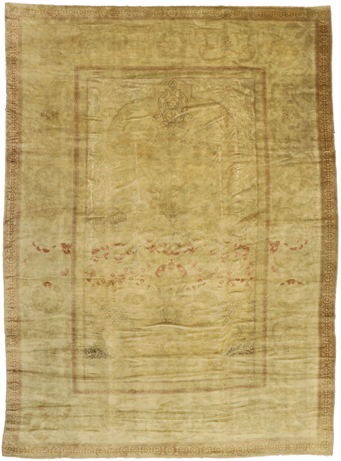 11 x 14 Antique European Austrian Rug 76605