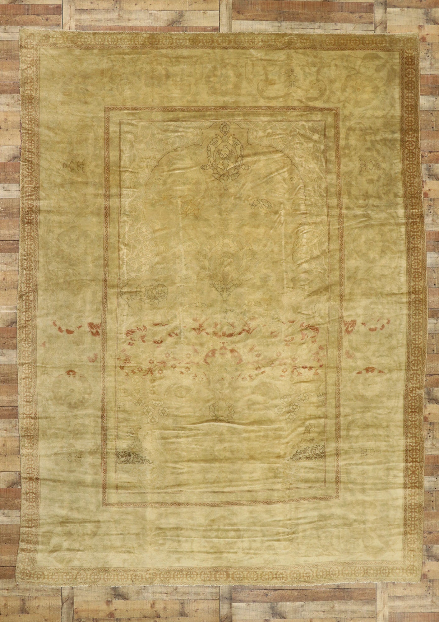 11 x 14 Antique European Austrian Rug 76605