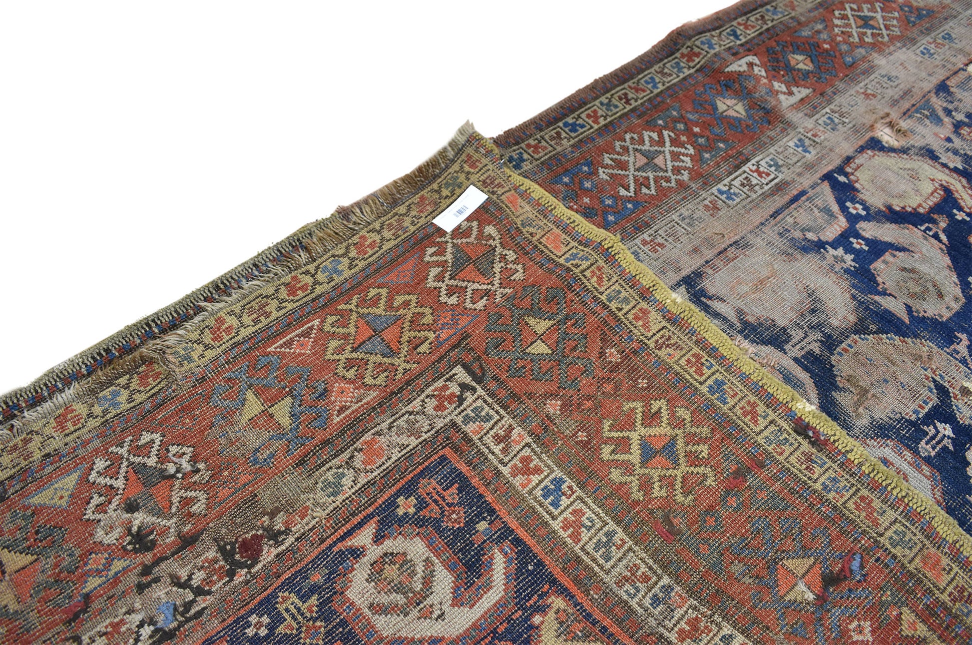 4 x 10 Antique Russian Shirvan Boteh Rug 76609