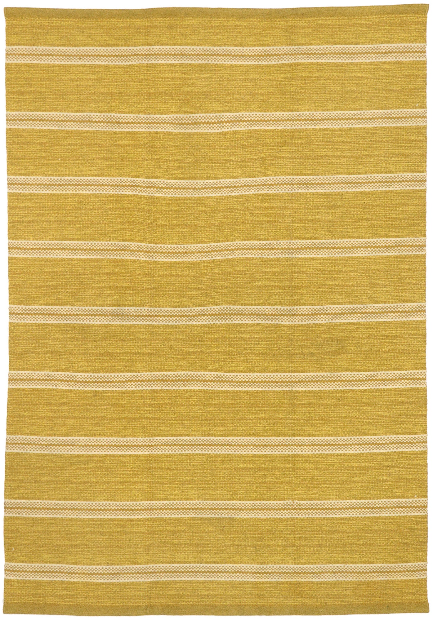 5 x 8 Vintage Gold Swedish Rollakan Rug 76644