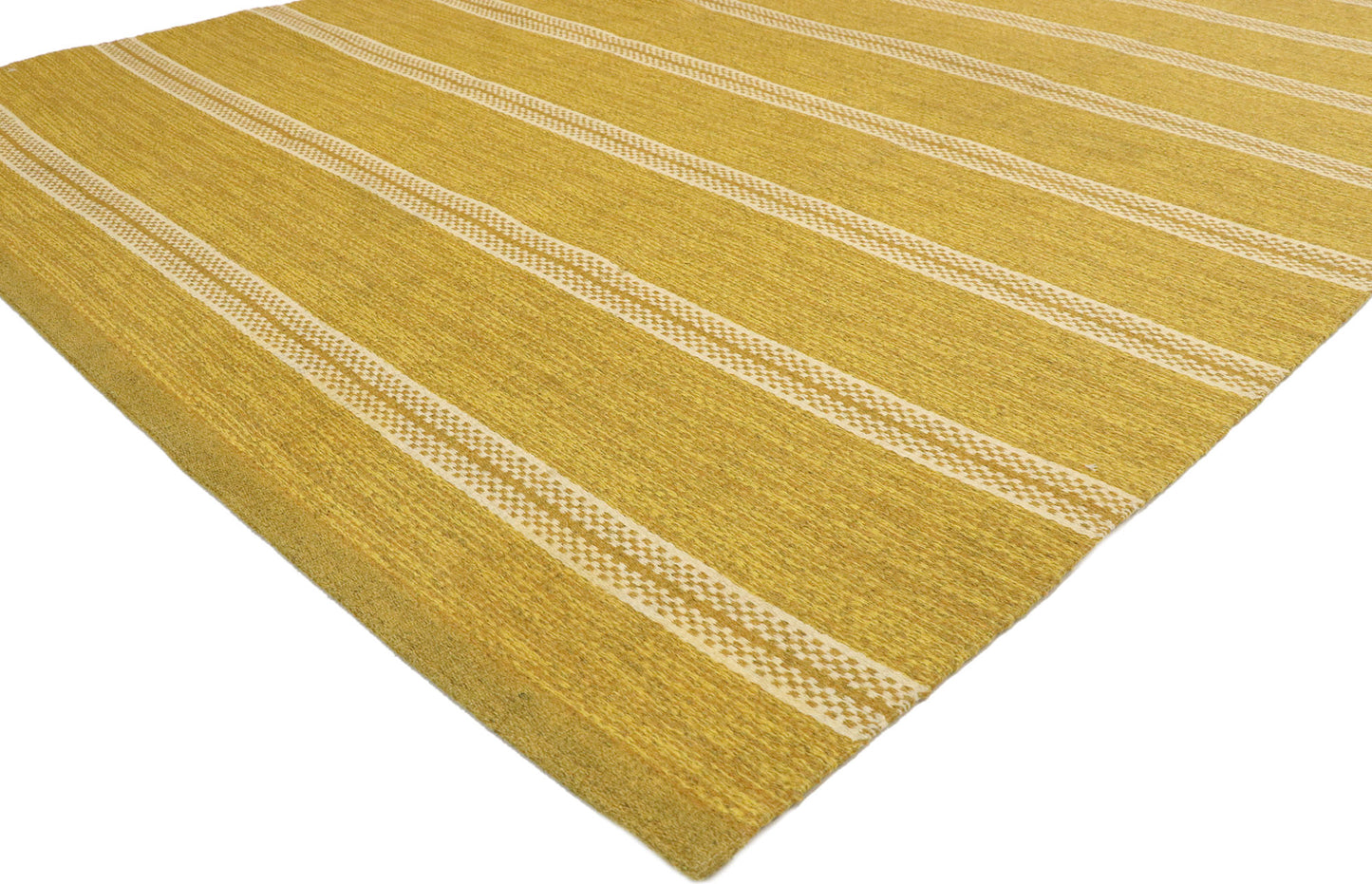 5 x 8 Vintage Gold Swedish Rollakan Rug 76644