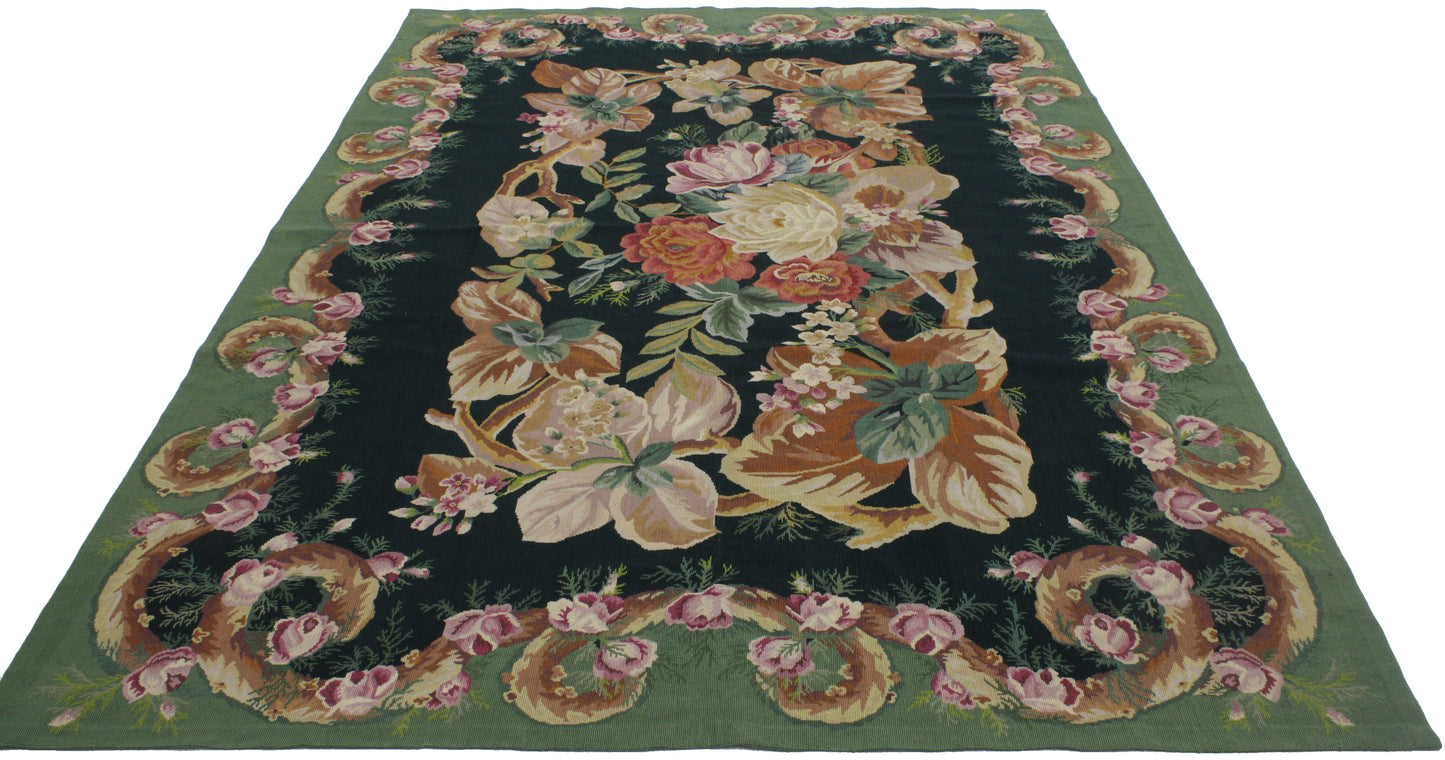 6 x 9 Needlepoint Rug 76661