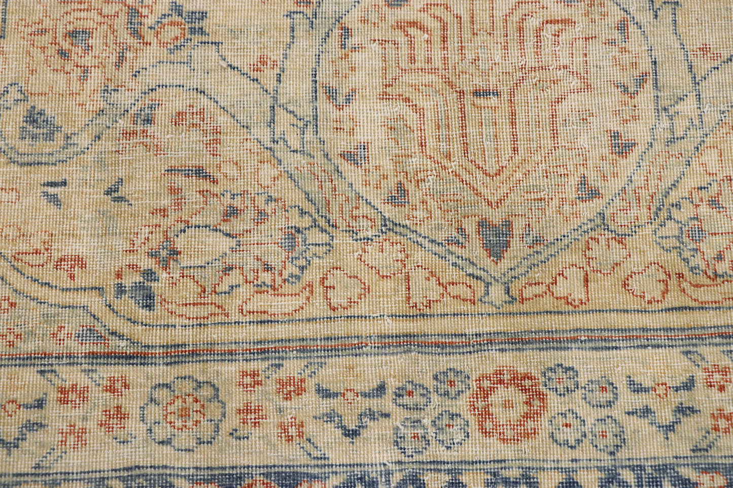 15 x 22 Antique Persian Tabriz Rug 76692