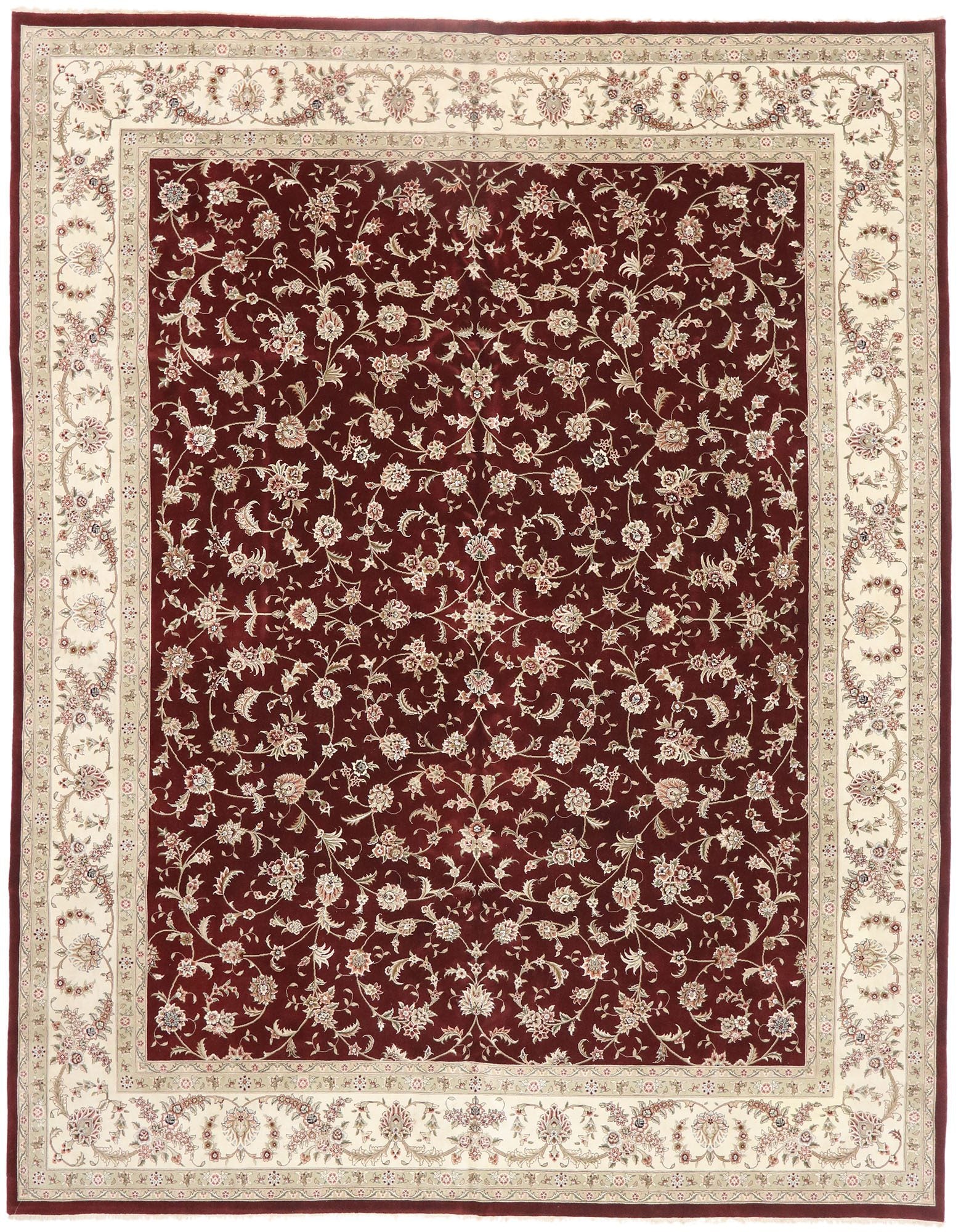 12 x 15 Vintage Chinese Tabriz Rug 76697