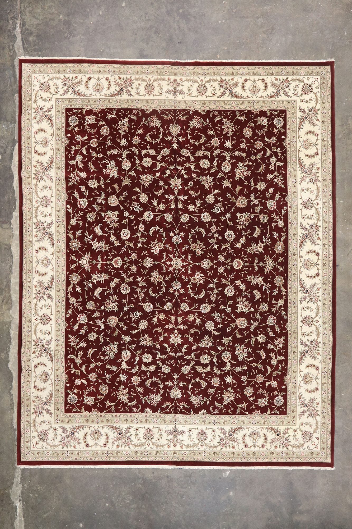 12 x 15 Vintage Chinese Tabriz Rug 76697