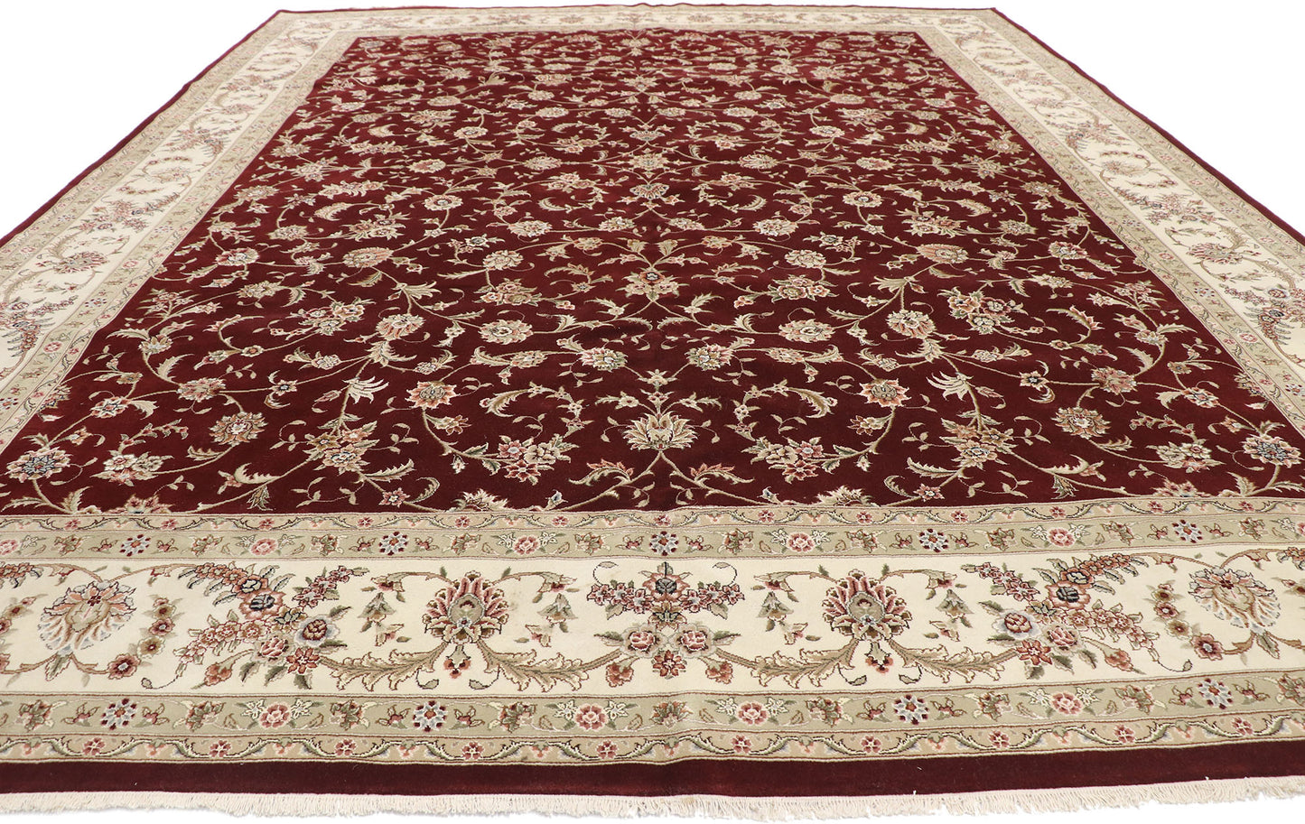 12 x 15 Vintage Chinese Tabriz Rug 76697