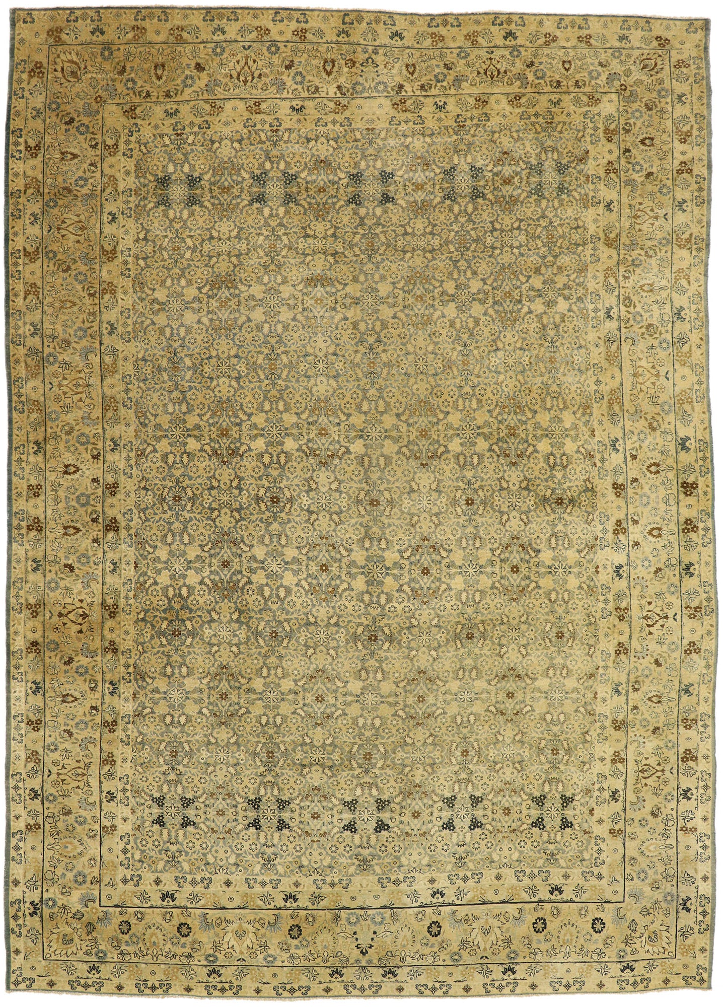 11 x 16 Antique Persian Kerman Rug 76701