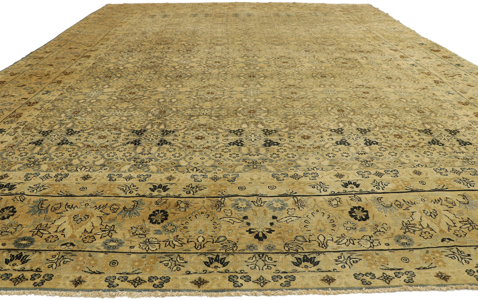 11 x 16 Antique Persian Kerman Rug 76701