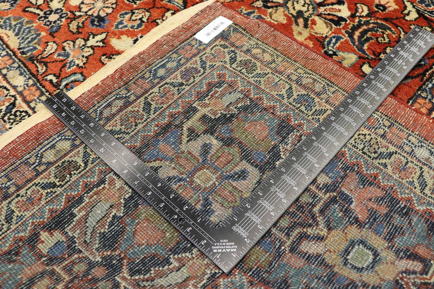 10 x 14 Antique Persian Mahal Rug 76710