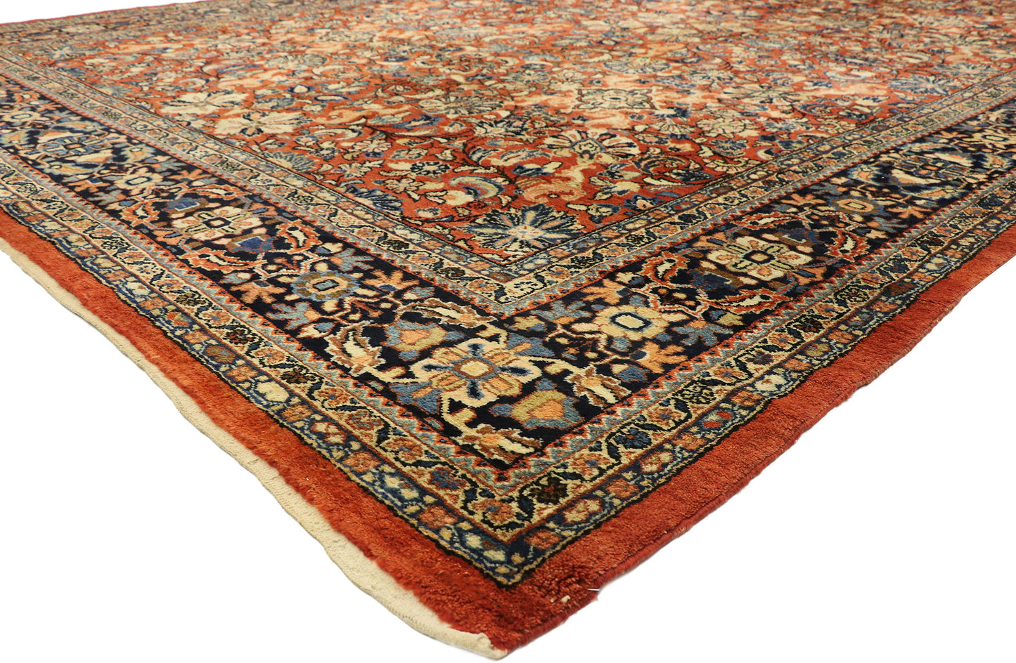 10 x 14 Antique Persian Mahal Rug 76710