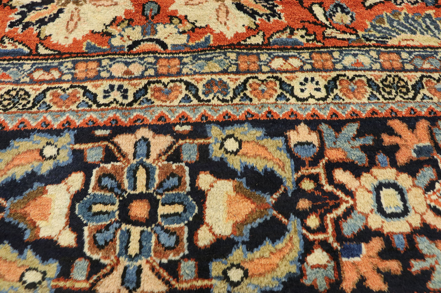 10 x 14 Antique Persian Mahal Rug 76710