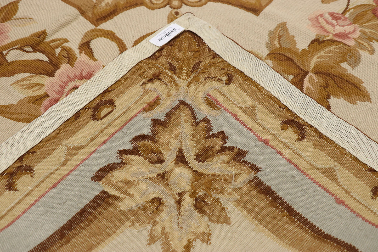 12 x 15 Vintage Aubusson Needlepoint Rug 76741