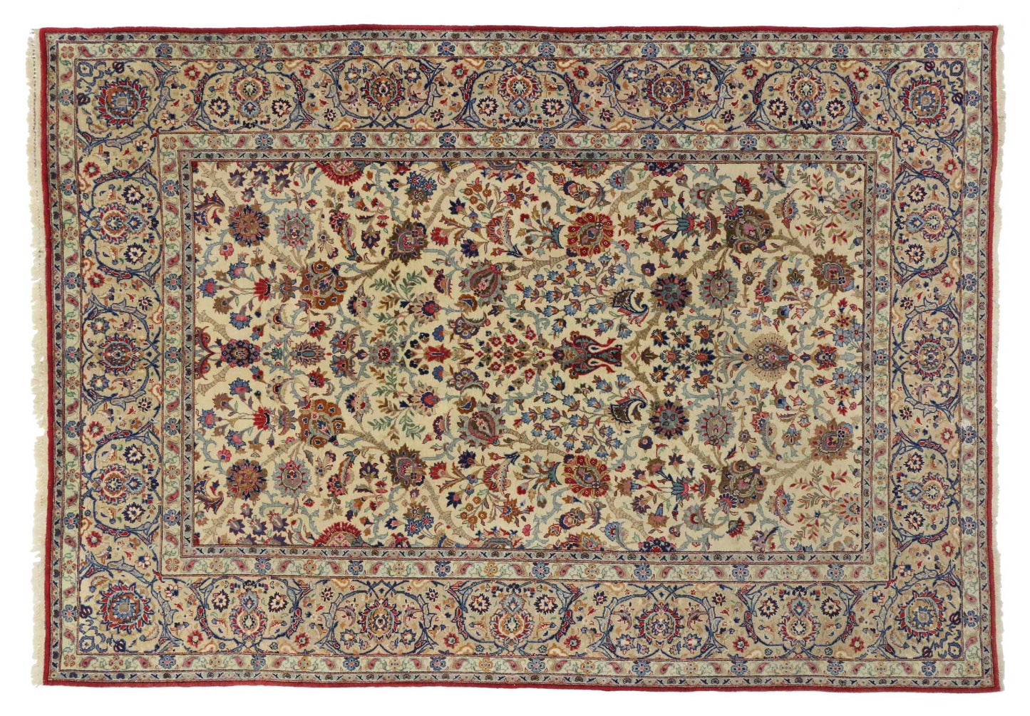 9 x 12 Vintage Kashan Rug 76749