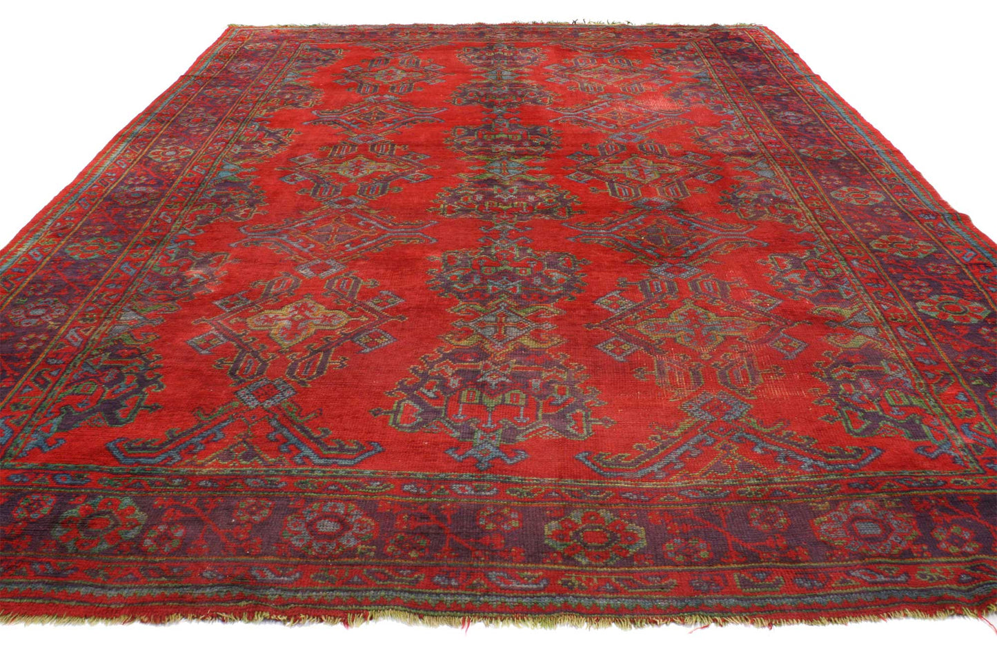 10 x 14 Antique Oushak Rug 76752