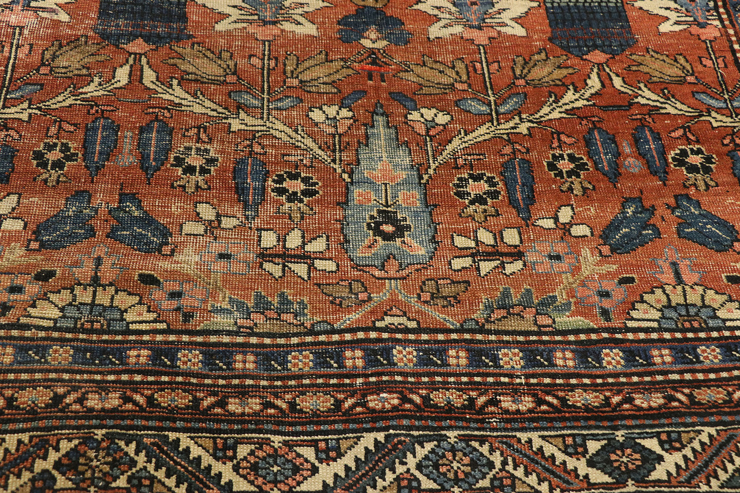 6 x 15 Antique Bakshaish Rug 76754