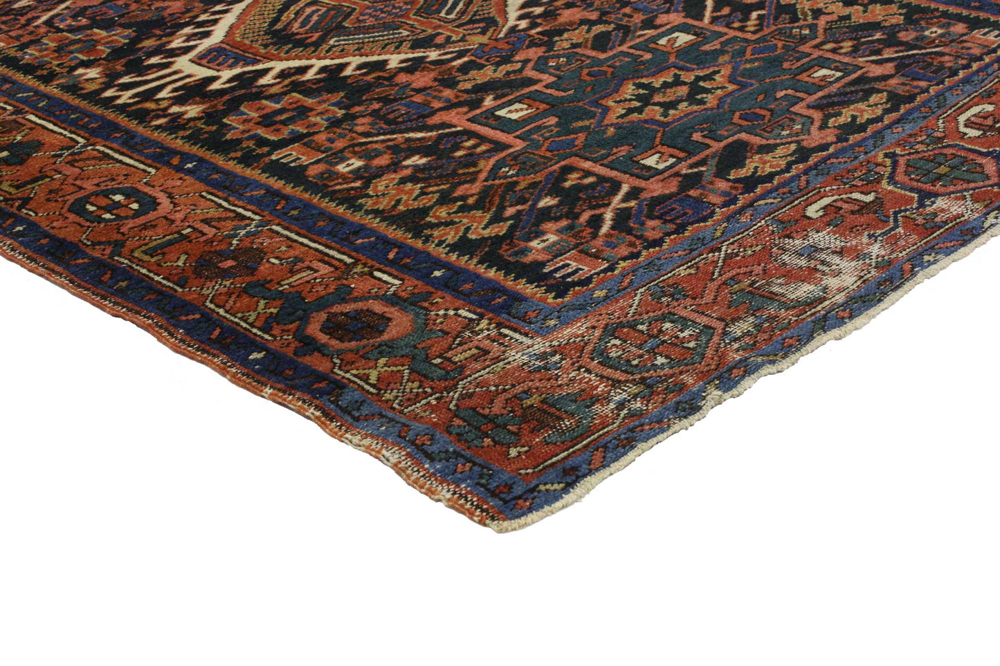 4 x 6 Antique Persian Heriz Rug 76759