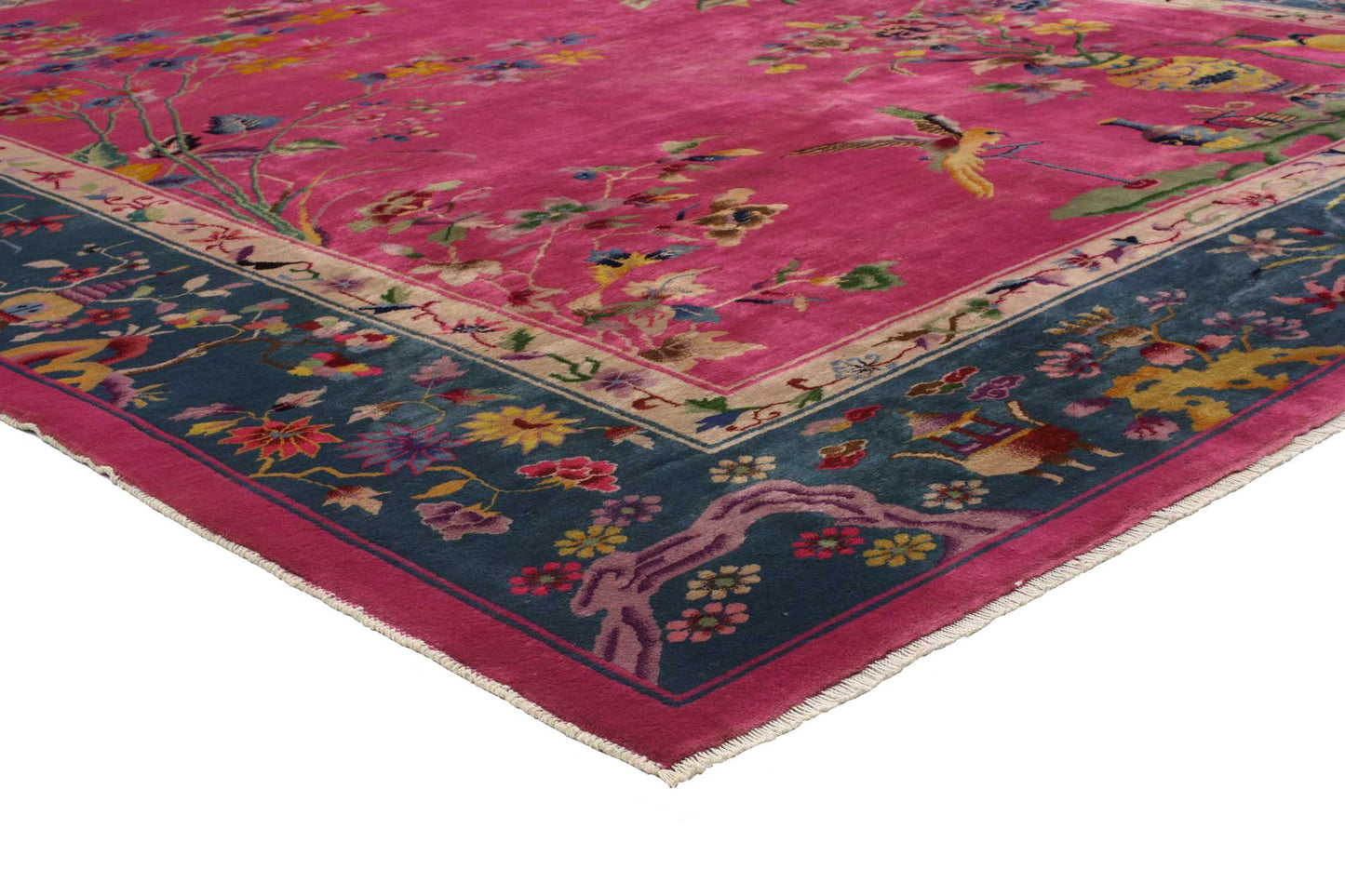 9 x 11 Antique Chinese Art Deco Rug 76765