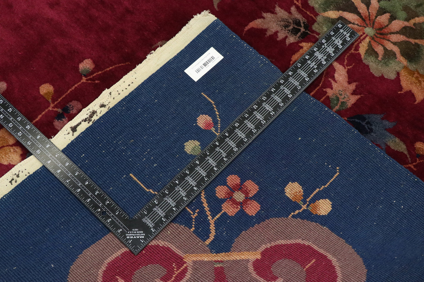 9 x 11 Antique Chinese Art Deco Rug 76766